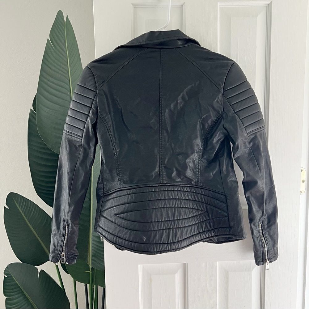 Blank NYC Quilted Faux Leather Moto Jacket - Picture 4 of 10